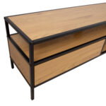TV laud HEDVIG 120x33xH40cm, saar/must Elutoamööbel H01-800 TV-alused