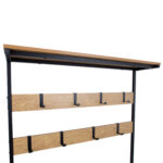 Esikuriiul HEDVIG 100x36xH180cm, saar/must Elutoamööbel Esikumööbel