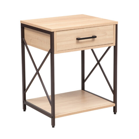 Abilaud/öökapp HEDVIG 48x40xH60cm, saar/must Diivanilauad ja abilauad Diivanilauad ja abilauad