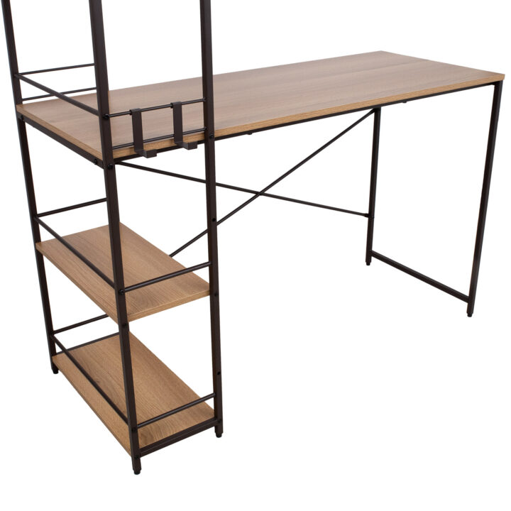 Kirjutuslaud STUDY 120x51xH120cm, tamm/pruun Elutoamööbel Kirjutuslauad
