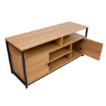 TV laud STUDY 120x40xH54cm, tamm/must Elutoamööbel H01-800 TV-alused