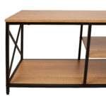 TV laud STUDY 140x40xH46,5cm, tamm/must Elutoamööbel H01-800 TV-alused