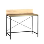Kirjutuslaud HEDVIG 100×49,5xH102cm, saar/must Kirjutuslauad KAUP