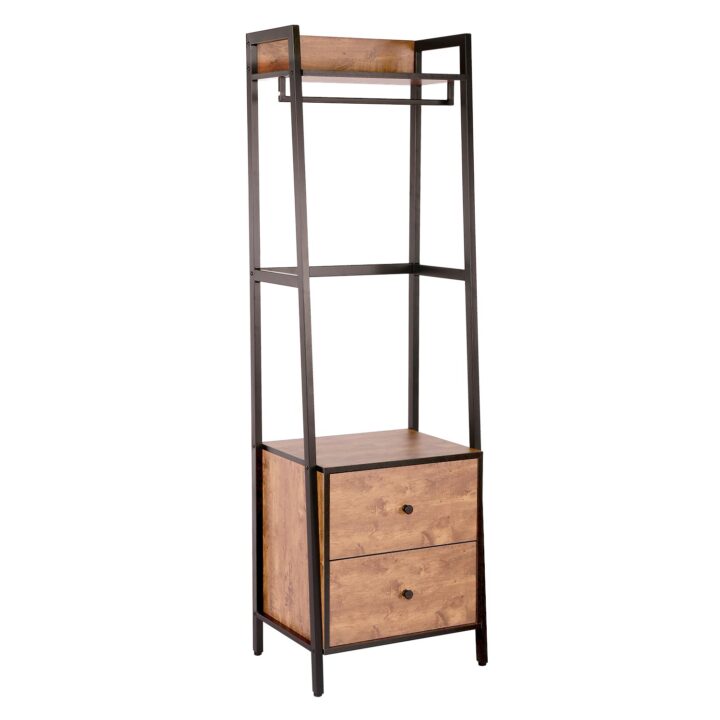Esikuriiul LAVINIA 52x40xH169cm, saar/must Esik ja Garderoob Esikumööbel