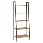 Riiul SANCIA 64x34xH164cm, tamm/pruun Elutoamööbel Kapid, kummutid ja riiulid