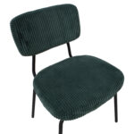 Tool KEIU 46x51xH76cm, tumeroheline velvet Söögilauatoolid, taburetid, pingid KAUP