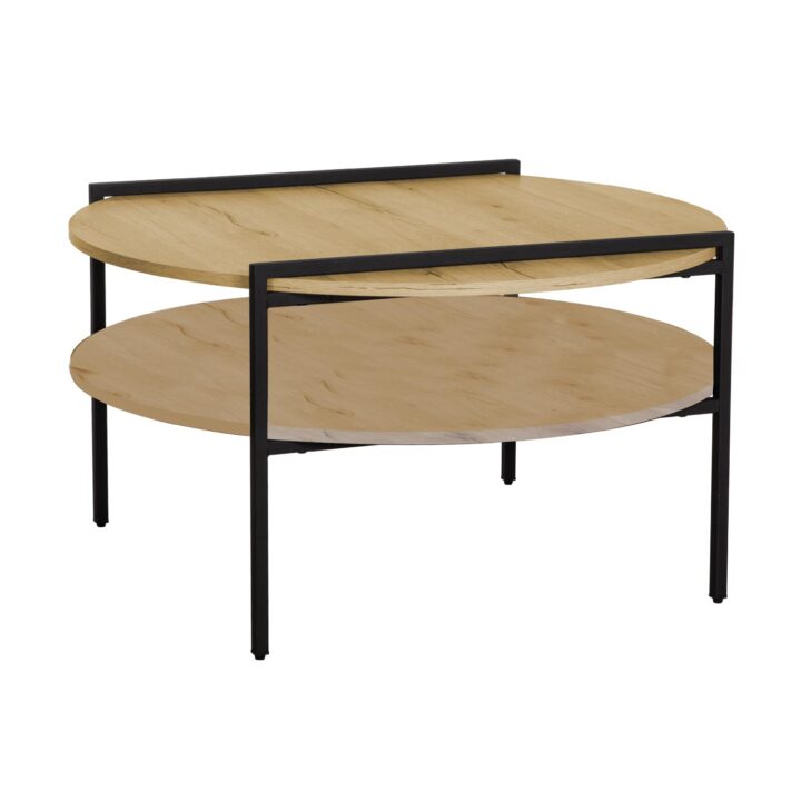 Diivanilaud HEDVIG 80x80xH45cm, saar/must Diivanilauad ja abilauad Diivanilauad ja abilauad