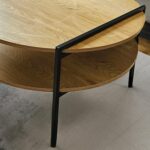 Diivanilaud HEDVIG 80x80xH45cm, saar/must Diivanilauad ja abilauad Diivanilauad ja abilauad