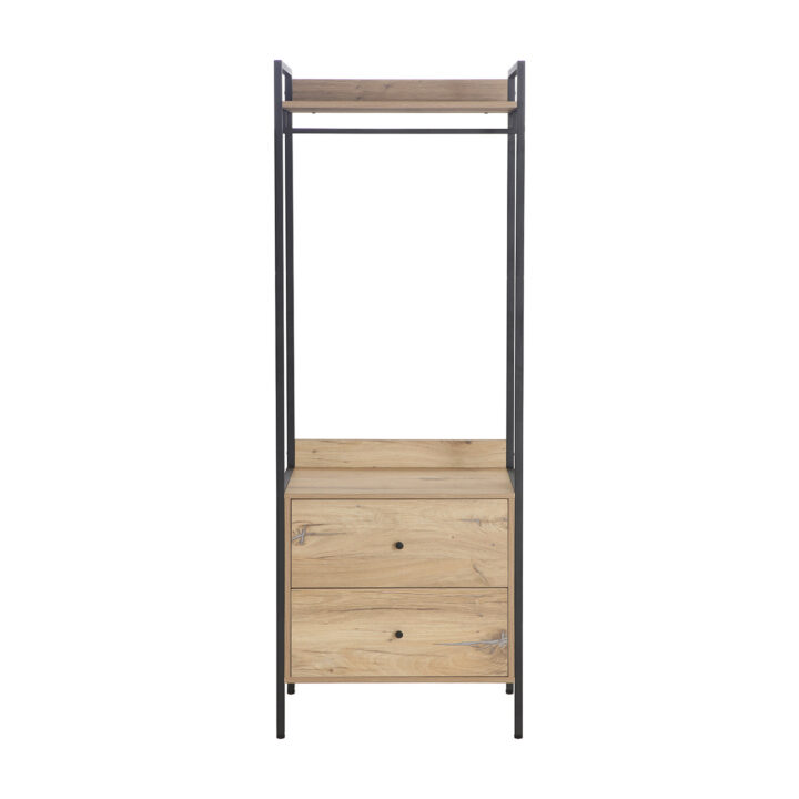 Esikuriiul HANNES 64x40xH180cm, rustik melamiin Esik ja Garderoob