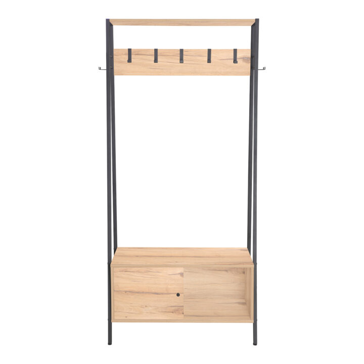 Esikukapp HANNES 84x40xH180cm, rustik melamiin Esik ja Garderoob
