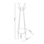 Nagi HANNES 48x48xH170cm, rustik melamiin Esik ja Garderoob