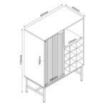 Kapp HELVE 80x40xH110cm Elutoamööbel