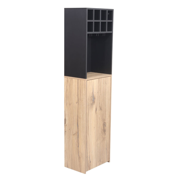 Baaririiul lauaga HANNES122(30)x44xH170cm, rustik melamiin Söögituba