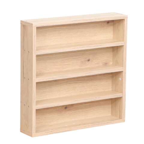 Riiul LESTER 48x10xH47,5cm, hele melamiin Elutoamööbel
