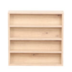 Riiul LESTER 48x10xH47,5cm, hele melamiin Elutoamööbel