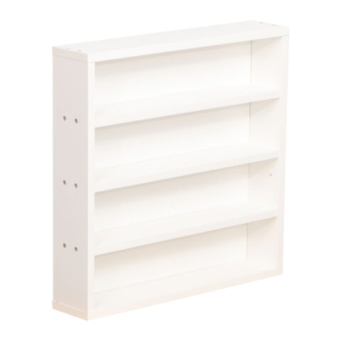 Riiul LESTER 48x10xH47,5cm, valge melamiin Elutoamööbel