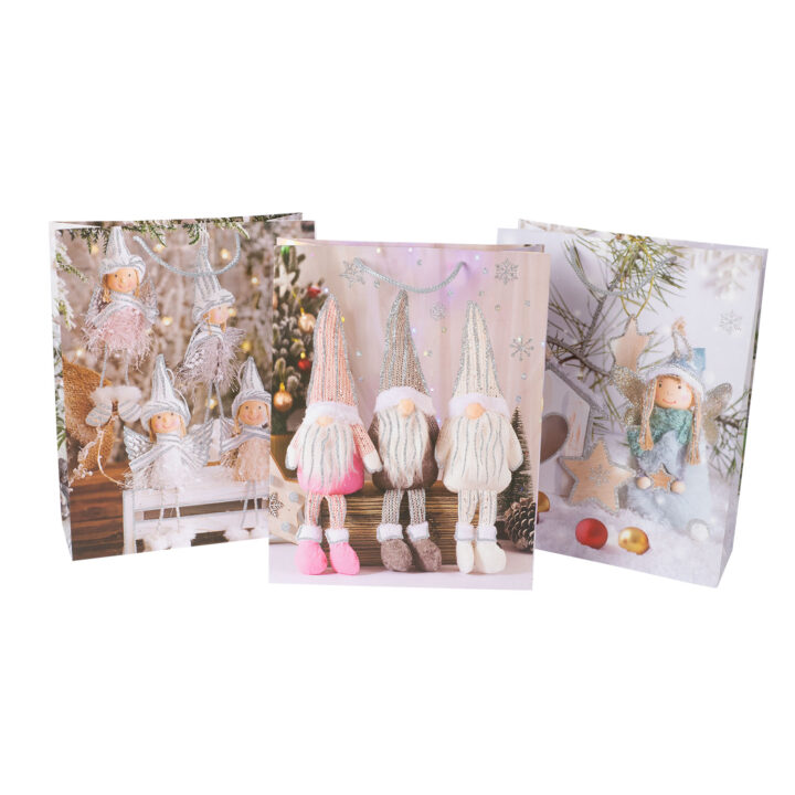 Kinkekott XMAS ELF, 31x40x12cm, mix Jõulud H11-1300 Kinkekotid