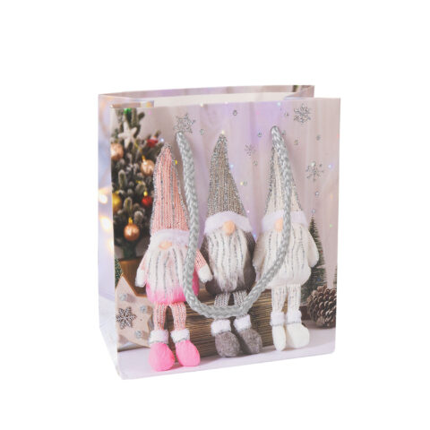 Kinkekott XMAS ELF, 12x14x6cm, mix Jõulud H11-1300 Kinkekotid