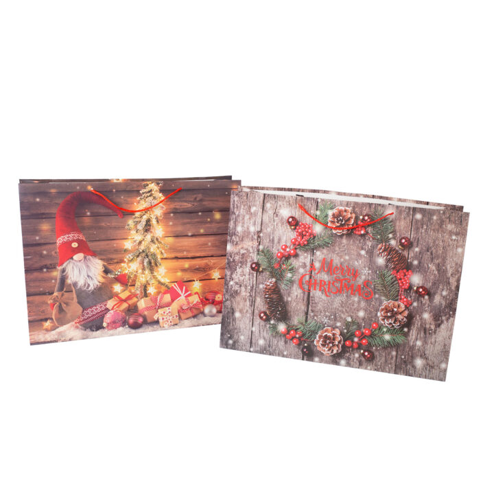 Kinkekott XMAS HOME, 55x40x15cm, mix Jõulud H11-1300 Kinkekotid