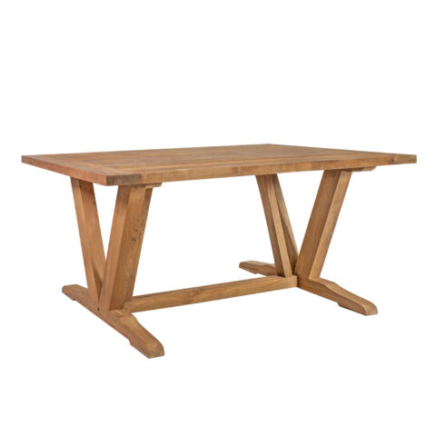 Laud KATALINA 220x100xH78cm, taaskasutatud tiikpuu Elutoamööbel H02-200 Söögilauad