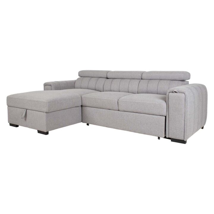 Nurgadiivanvoodi ODELIA VN 252x165xH82/100cm, hall Diivanid