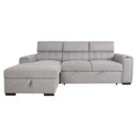 Nurgadiivanvoodi ODELIA VN 252x165xH82/100cm, hall Diivanid