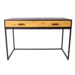 Kirjutuslaud AMSTERDAM 120x50xH79cm, tamm/must Kirjutuslauad AMSTERDAM