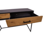 Kirjutuslaud AMSTERDAM 120x50xH79cm, tamm/must Kirjutuslauad AMSTERDAM