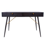 Kirjutuslaud LUXEMBOURG 120x48xH75cm, must melamiin Kirjutuslauad Elutuppa jõuludeks