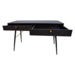 Kirjutuslaud LUXEMBOURG 120x48xH75cm, must melamiin Kirjutuslauad Elutuppa jõuludeks