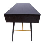 Kirjutuslaud LUXEMBOURG 120x48xH75cm, must melamiin Kirjutuslauad Elutuppa jõuludeks