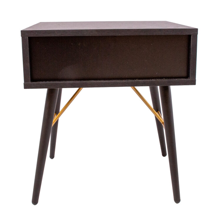 Öökapp – abilaud LUXEMBOURG 45x35xH50cm, must melamiin Magamistuba Elutuppa jõuludeks