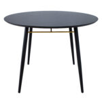 Söögilaud LUXEMBOURG D100xH75cm, must melamiin Söögilauad LUXEMBOURG