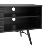 TV laud PIXAR 150x40xH50cm, must Elutoamööbel H01-800 TV-alused