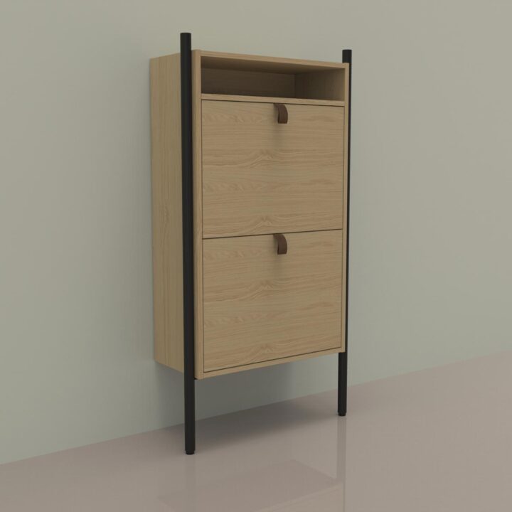 Jalatsikapp AALBORG 55,6x26xH91,5cm, tamm Esik ja Garderoob Esikumööbel