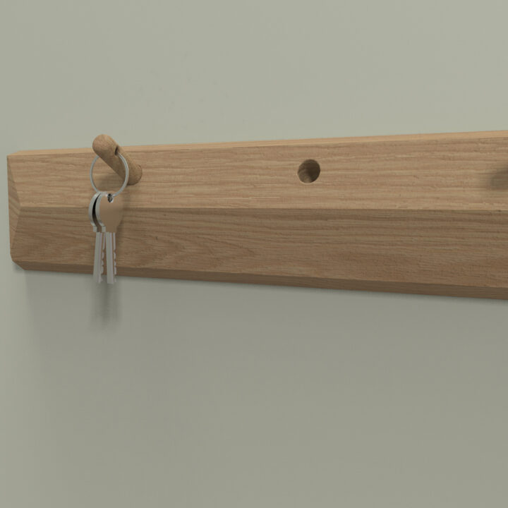 Seinanagi AALBORG 100×2,3xH8,3cm, tamm Esik ja Garderoob Esikumööbel