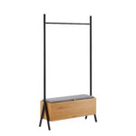 Esikunagi AALBORG pingiga 97x32xH180cm, tamm Esik ja Garderoob Esikumööbel