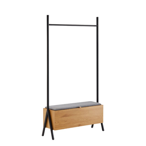 Esikunagi AALBORG pingiga 97x32xH180cm, tamm Esik ja Garderoob Esikumööbel