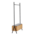 Esikunagi AALBORG pingiga 97x32xH180cm, tamm Esik ja Garderoob Esikumööbel