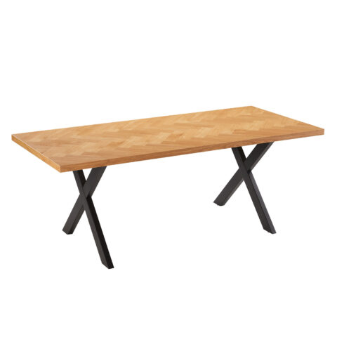 Söögilaud ROWAN 200x90xH75cm, kalasaba tamm Söögilauad H02-200 Söögilauad