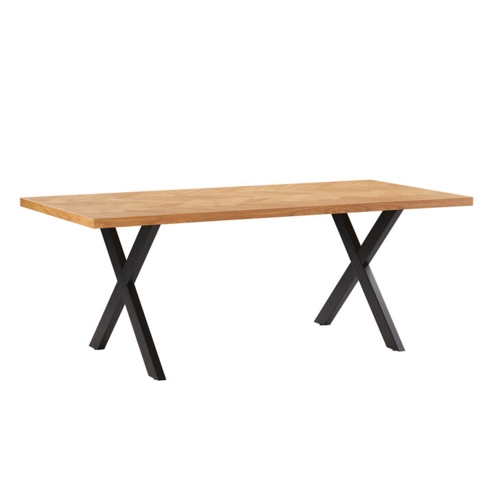 Söögilaud ROWAN 200x90xH75cm, kalasaba tamm Söögilauad H02-200 Söögilauad