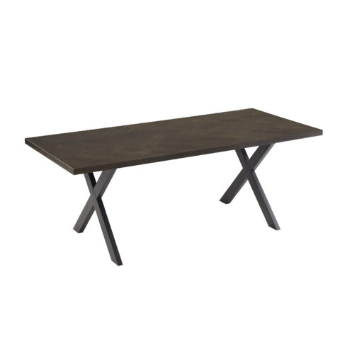 Söögilaud ROWAN 200x90xH75cm, kalasaba suitsutamm Söögilauad H02-200 Söögilauad