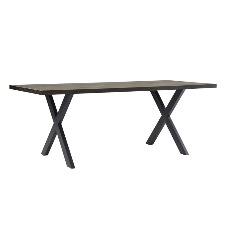 Söögilaud ROWAN 200x90xH75cm, kalasaba suitsutamm Söögilauad H02-200 Söögilauad