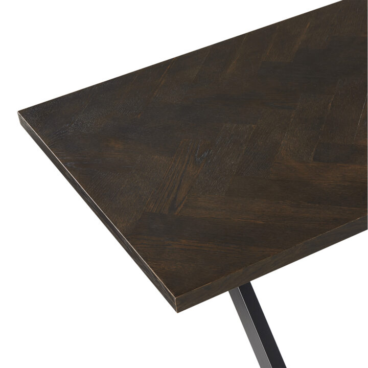 Söögilaud ROWAN 200x90xH75cm, kalasaba suitsutamm Söögilauad H02-200 Söögilauad