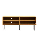 TV laud LINE 120x40xH50cm, tammedekooriga melamiin Elutoamööbel H01-800 TV-alused