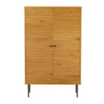 Kapp LINE 80x40xH130cm, tammedekooriga melamiin Elutoamööbel H01-700 Kapid