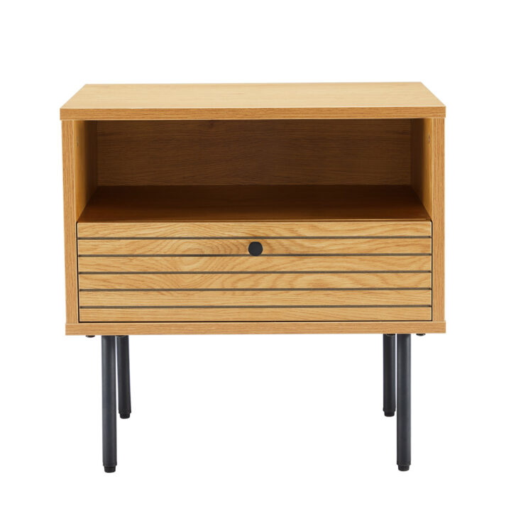 Öökapp LINE 50x40xH50cm, tammedekooriga melamiin Magamistuba H03-700 Öökapid