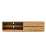 TV laud SACHA 180x40xH43cm, tammedekooriga melamiin Elutoamööbel H01-800 TV-alused