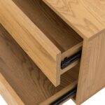 TV laud SACHA 180x40xH43cm, tammedekooriga melamiin Elutoamööbel H01-800 TV-alused