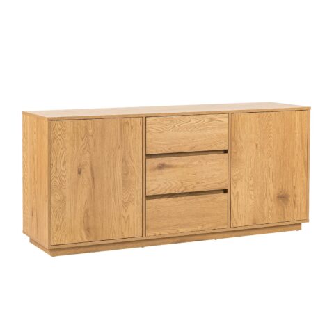 Kummut SACHA 160x40xH74cm, tammedekooriga melamiin Elutoamööbel H01-700 Kapid